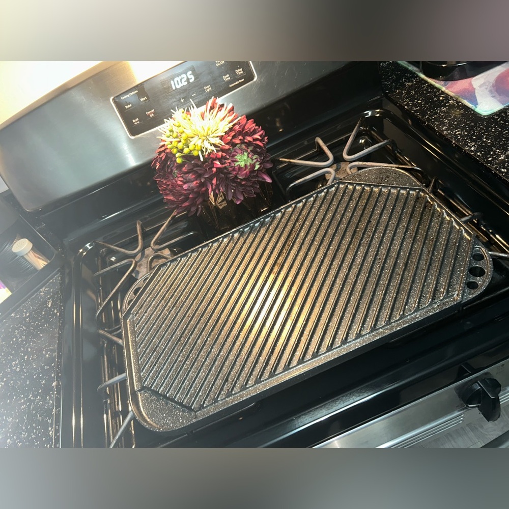 Non-Stick Black-Grey Griddle Pan